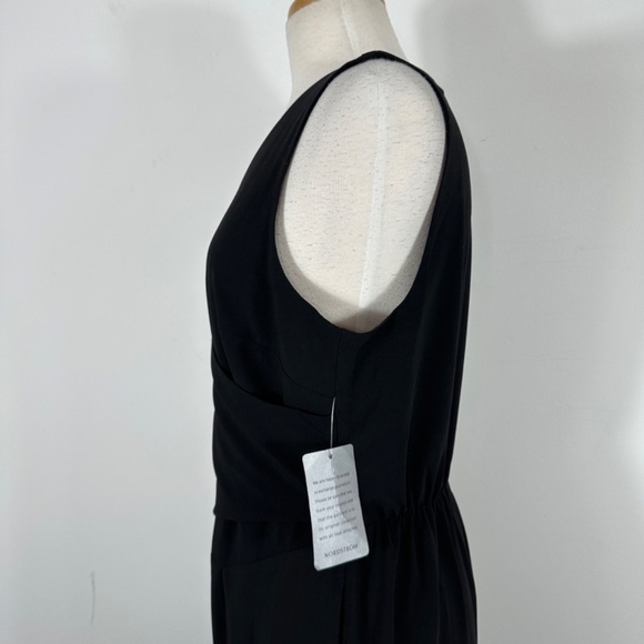 NWT Ali & Jay Sz L Black Sleeveless Flowy Lightweight One Piece Pant Jumpsuit - Picture 9 of 16